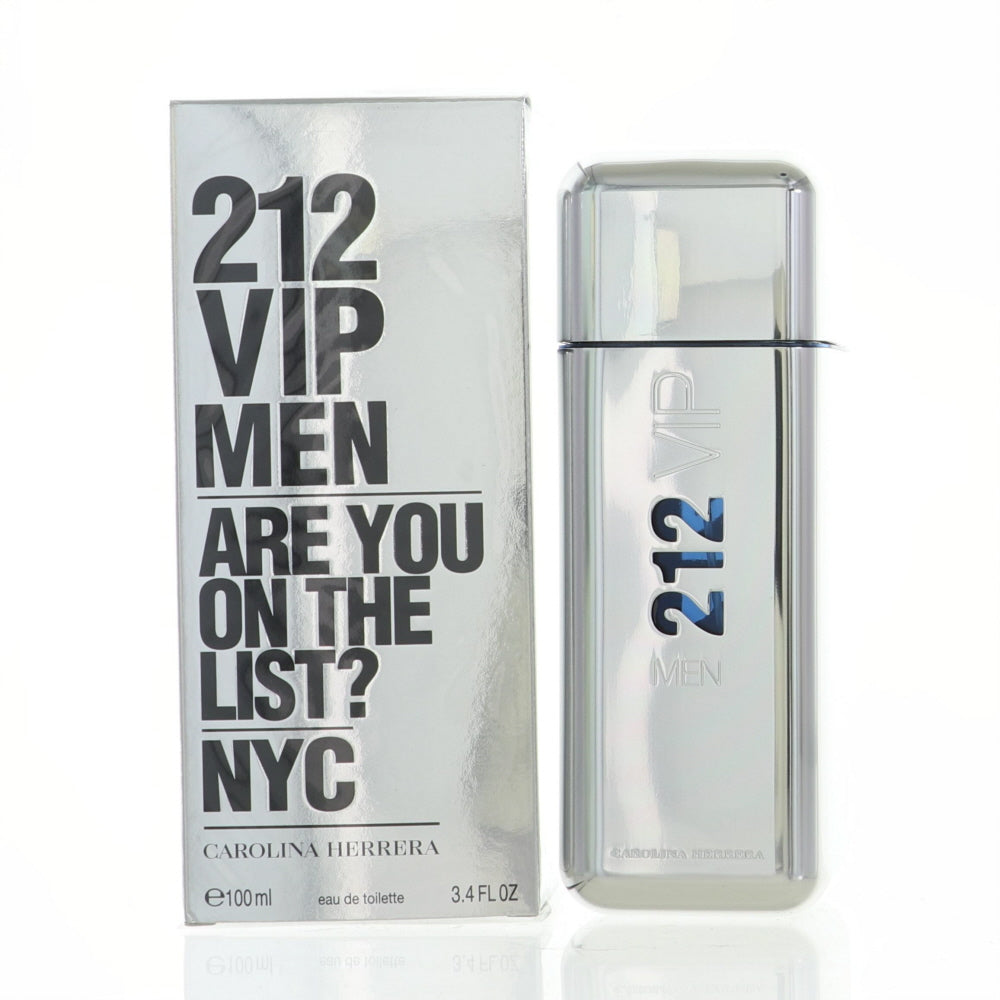 212 Vip Cologne By Carolina Herrera 3.4 Oz Eau De Toilette Spray For Men In Box